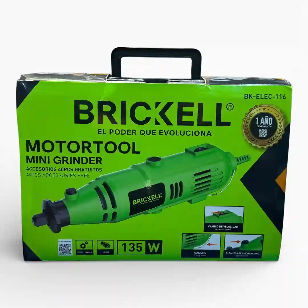 MOTOR TOOL BRICKELL 135W BK-ELEC-116-01 MOTOR TOOL BRICKELL 135W BK-ELEC-116 - Imagen 1