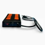 MULTITOMA METÁLICA CUADRADA NACIONAL X 8 SALIDAS - Imagen 2