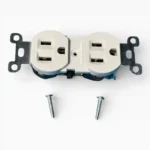 TOMA CORRIENTE CON TAPA TIPO LEVINTON BRICKELL BK-F0020