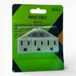 TOMA SOBREPONER X 3 ENTRADAS BRICKELL SB-016