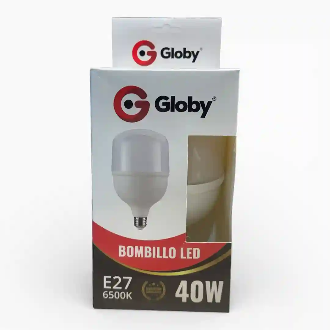 BOMBILLO GLOBY CILINDRO 40W-01 BOMBILLO GLOBY CILINDRO 40W - Imagen 1