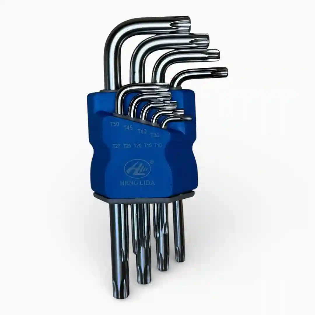 JUEGO DE TORX HENGLIDA AZUL CORTA H0323004-01 JUEGO DE TORX HENGLIDA CORTA AZUL H0323004 - Imagen 1