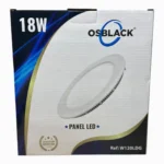 PANEL DE INCRUSTAR REDONDO OSBLACK 18W
