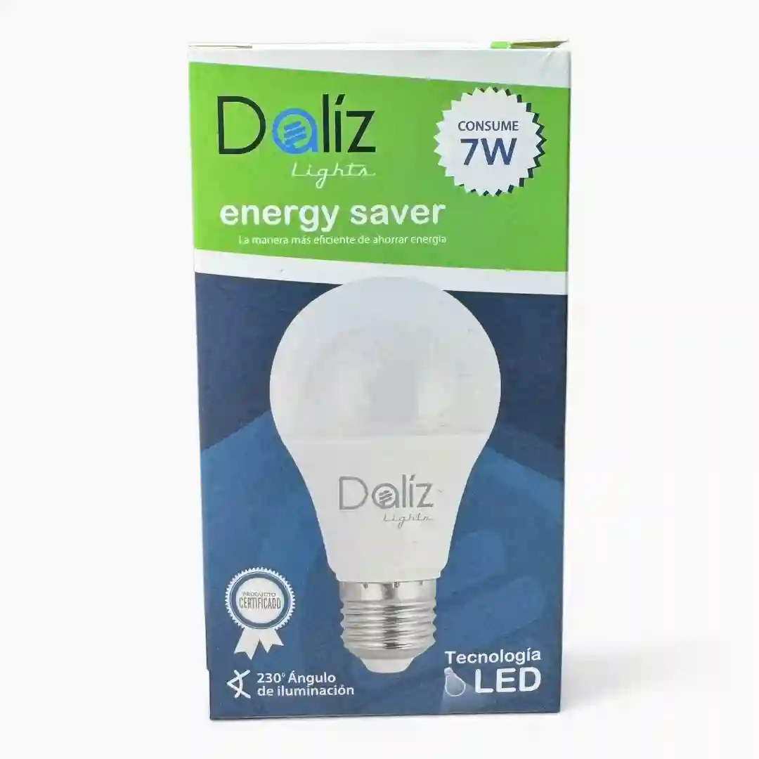 BOMBILLO DALIZ REDONDO 7W 1207-01 BOMBILLO DALIZ REDONDO 7W 1207 - Imagen 1