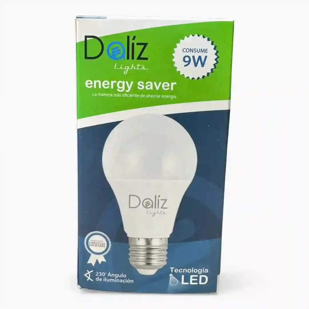 BOMBILLO DALIZ REDONDO 9W 1209-01 BOMBILLO DALIZ REDONDO 9W 1209 - Imagen 1