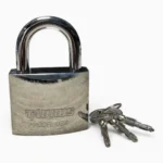 CANDADO CROMADO LLAVE ESTRELLA DE SEGURIDAD TAURUS 60MM TCX043560 - Imagen 2