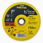 DISCO DE CORTE PRETUL 7" 22349