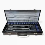 JUEGO DE COPAS CON RACHE 1/2 X 24PCS CON VOLVEDOR Y ELE CAJA NEGRA GRANDE D195 THGJ005B