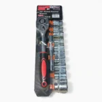 JUEGO DE COPAS CON RACHE CROMADO 1/2 X 12 PCS DNEWINER DAL-0369 - FR-880627