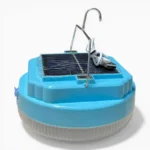 LÁMPARA RECARGABLE SOLAR 300W REDONDA GRANDE