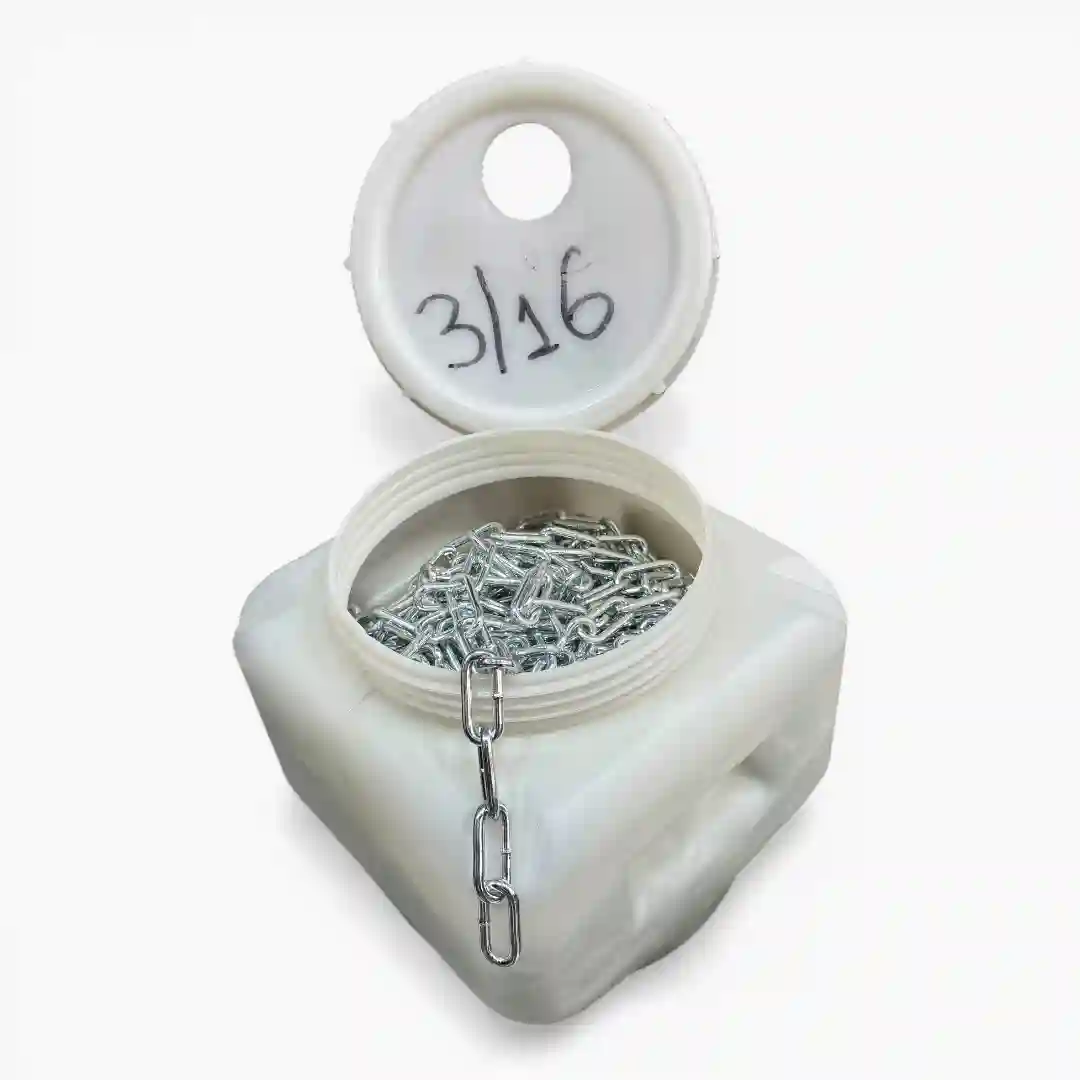 METRO CADENA GALVANIZADA 3-16-01 METRO CADENA GALVANIZADA 3/16 - Imagen 1