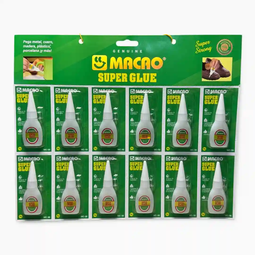 PEGANTE MACAO 8G X 12-01 PEGANTE MACAO 8G X 12 - Imagen 1