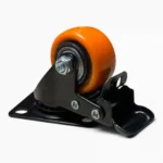 RODACHINA NARANJA 2" CON FRENO - Imagen 2