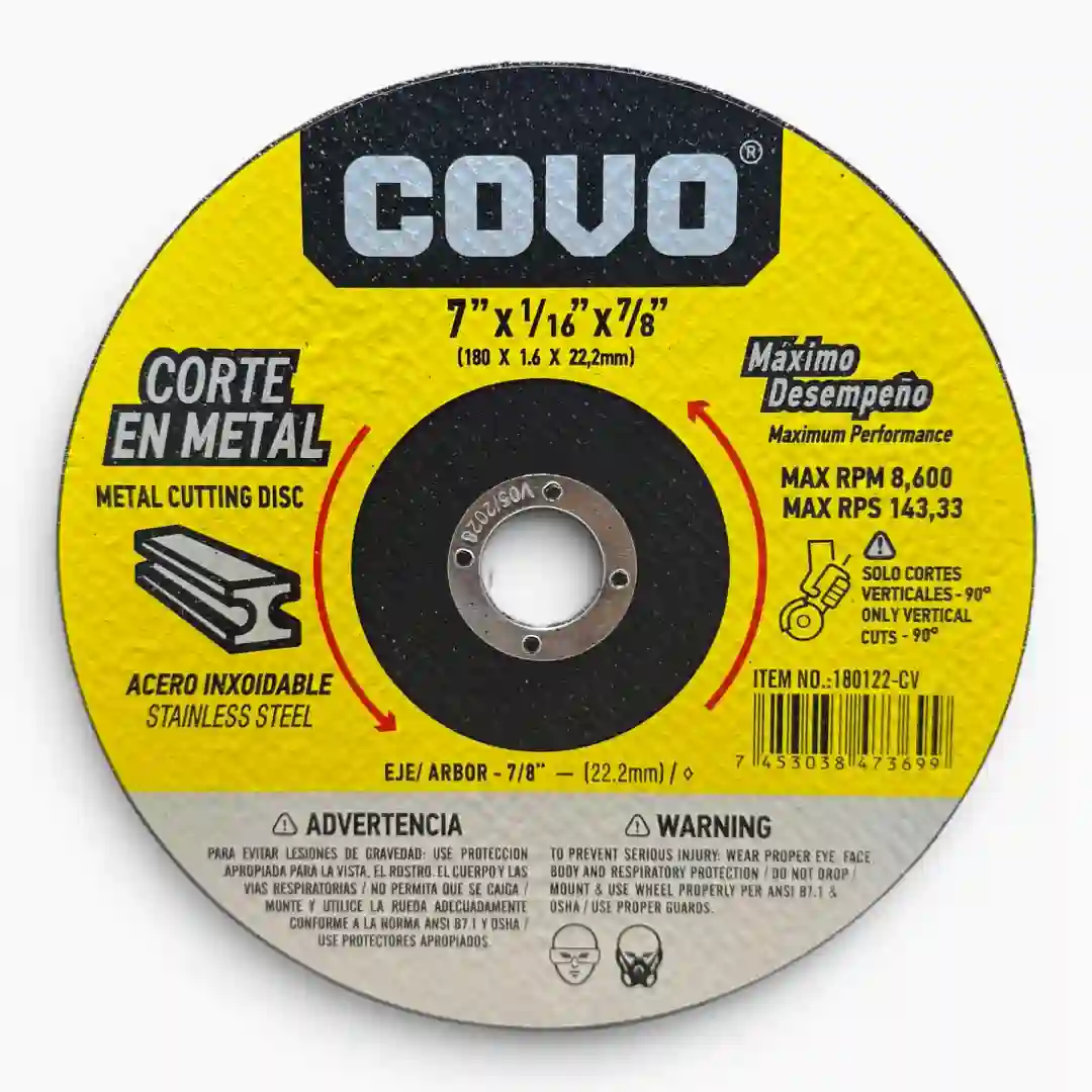 DISCO CORTE COVO 7-01 DISCO CORTE COVO 7" - Imagen 1