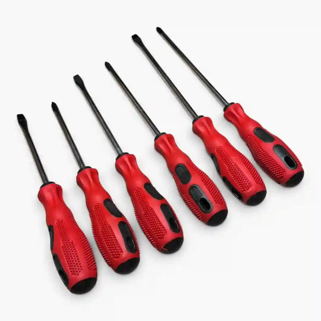 JUEGO DE DESTORNILLADORES CAUCHETADO ROJO X 6 PCS DAL1141 8-55 SAS1851-01 JUEGO DE DESTORNILLADORES CAUCHETADO ROJO X 6 PCS DAL1141 8-55 SAS1851 - Imagen 1