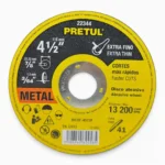 DISCO DE CORTE 4 1/2 PRETUL 22344