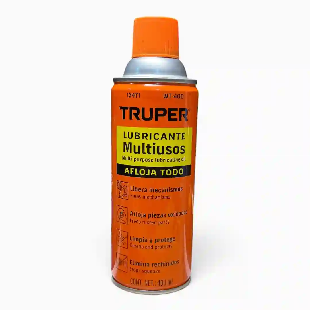 LUBRICANTE AFLOJATODO TRUPER 400ML 13471-01 LUBRICANTE AFLOJATODO TRUPER 400ML 13471 - Imagen 1