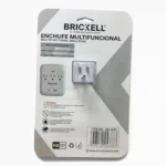 TOMA SOBREPONER X 3 SALIDAS + USB + TIPO C BRICKELL BK-3426 - Imagen 2