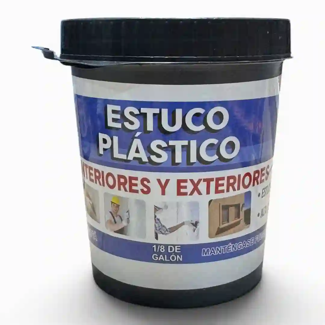 ESTUCO PLÁSTICO CASELI 1-8 DE GALÓN-01 ESTUCO PLÁSTICO CASELI 1/8 DE GALÓN - Imagen 1