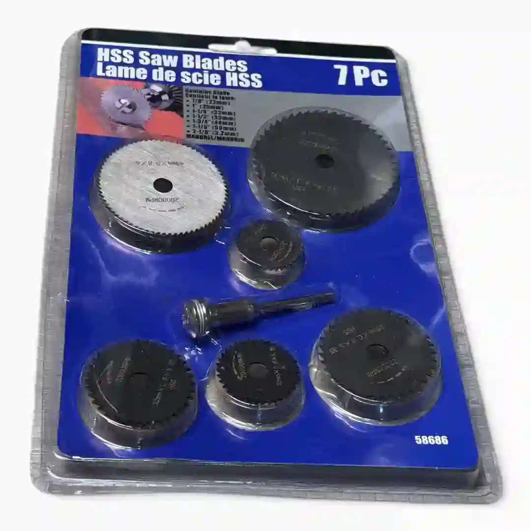 JUEGO DE DISCOS DE MADERA MOTOR TOOL DIÉSEL X 6PCS DT05-0106 58686-01 JUEGO DE DISCOS DE MADERA MOTOR TOOL DIESEL X 6PCS DT05-0106 58686 - Imagen 1